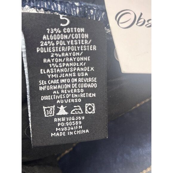 Fashion Nova Women Dark Wash Shorts Size 5 NWT - Picture 7 of 8